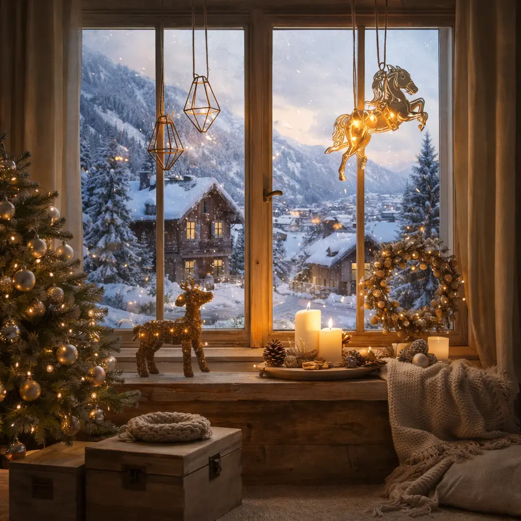 Тренды новогоднего декора 2026: цвета и символ года Лошади уютный новый год